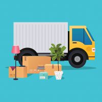 Thuế xe tải chở hàng khi chuyển nhà