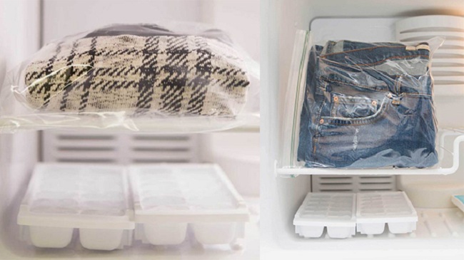 Cho quần áo vào tủ lạnh giúp giữ màu lâu hơn