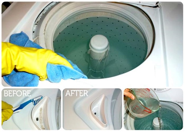 Bật chế độ giặt phù hợp để vệ sinh lồng giặt sạch sẽ