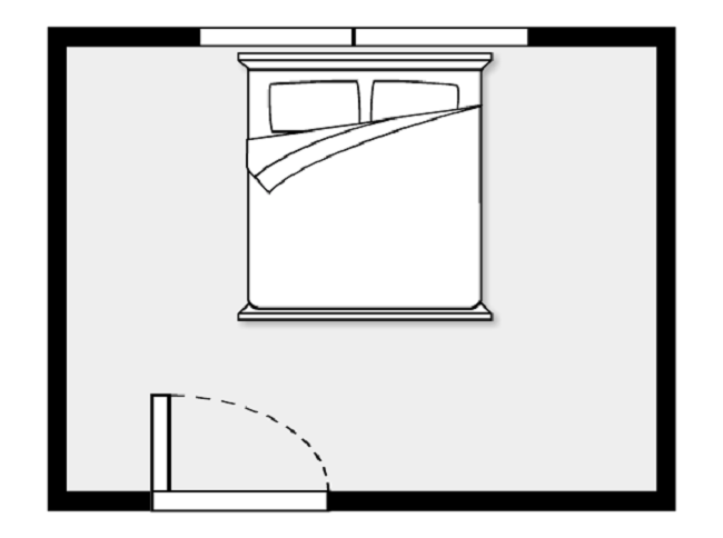 Giường đặt dưới cửa sổ là vị trí xấu nhất trong phong thủy phòng ngủ.