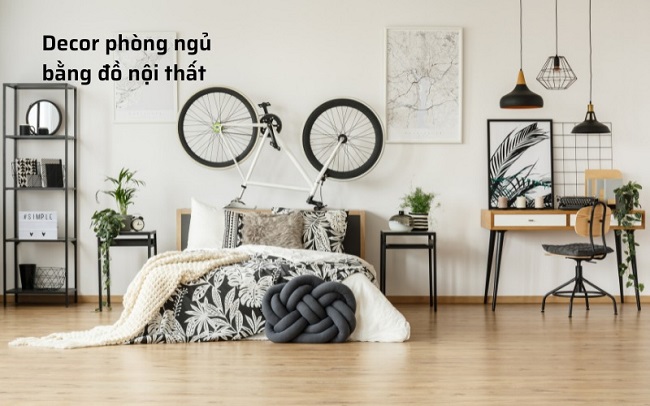 Đồ handmade cũng rất thích hợp để decor cho phòng ngủ của bạn